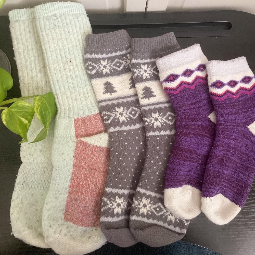 LUCKY BRAND Holiday Socks 3 Pack Bundle Set (NWT)